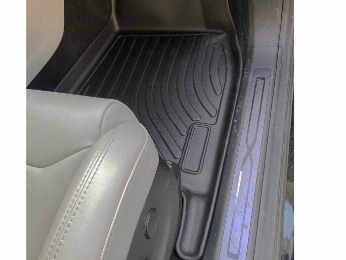 Tesla Model X: All Weather Interior Floor Mats (Recyclable  Rubber,5 seats) - Image 2