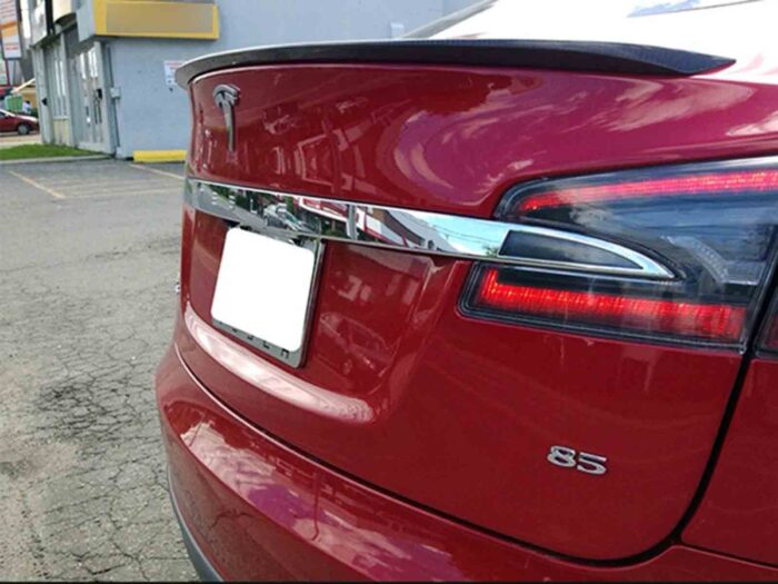 Model S_Tail Spoiler (Real Carbon Fiber)