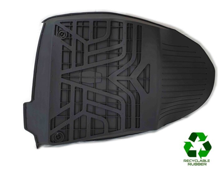 Tesla Model 3: All-Weather Interior Floor Mats (Premium Recyclable Rubber) - Left Hand Drive - Image 12