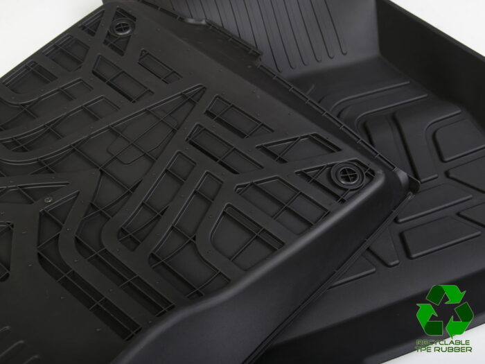 Model 3_3 Pieces All-Weather Interior Floor Mat (TPE rubber) - Left Hand Drive
