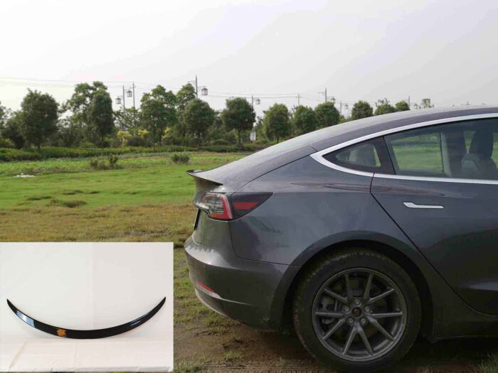 Model 3_Performance Tail Spoiler (Real Carbon-fiber)