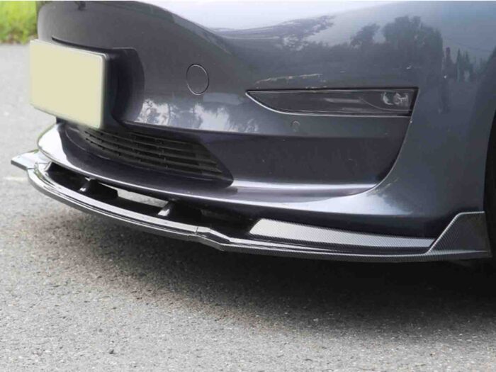 Tesla Model 3: Sportive Front Air Deflector Lip - Image 7
