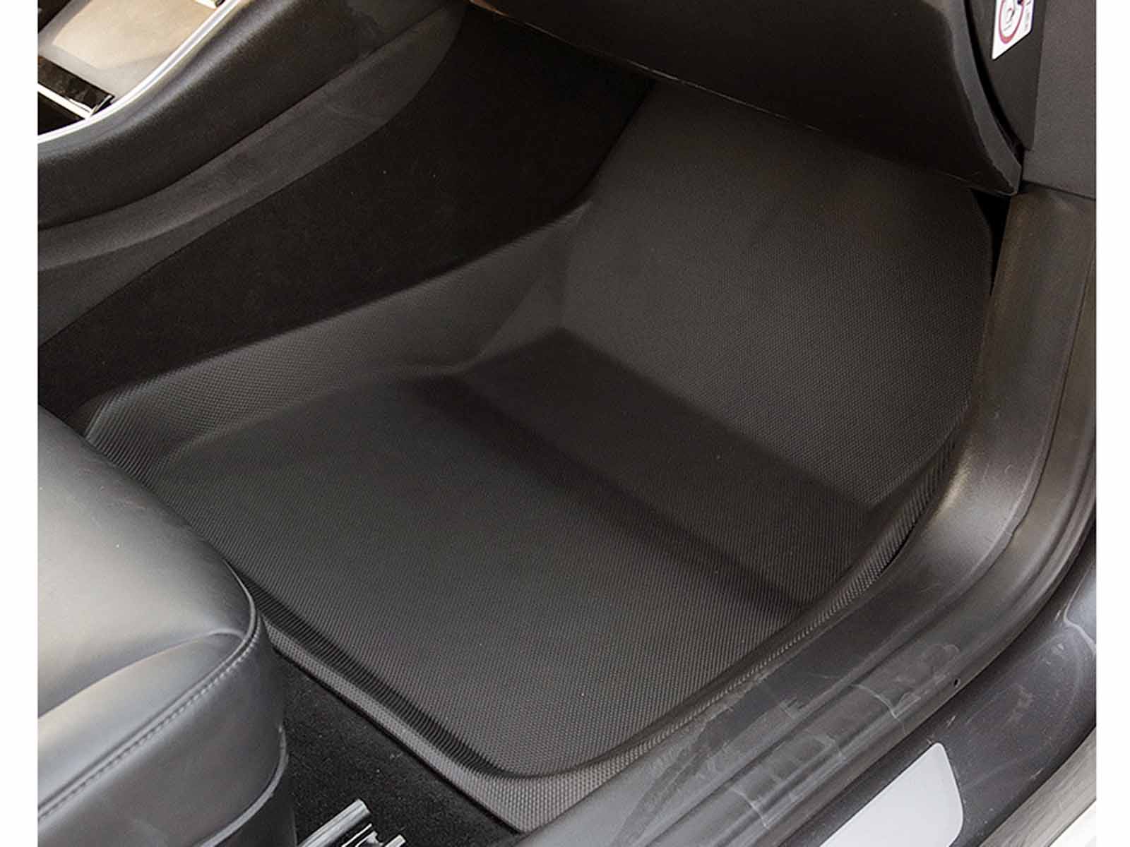 Tesla Model 3: Mehrschichtige 3D-Gummi-Allwetter-Fußmatten - Left Hand  Drive - Plugear