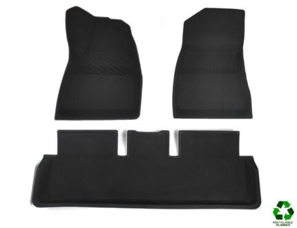 Model 3_Multi-layer 3D Rubber All-weather Floor Mats - Right Hand Drive