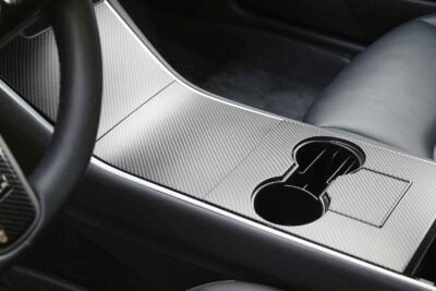 Model 3&Y_Middle Console Cover Set (ABS + Coating)