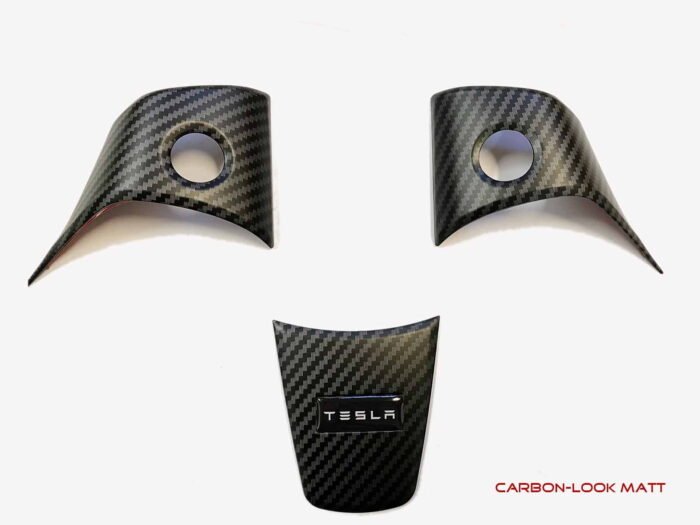 Model 3&Y_Steering Wheel Decal Trim Set (3 pcs)