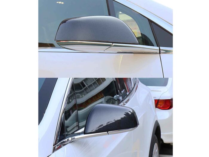 Model S&X_Rear Mirrior Cover Carbon-look (ABS+Coating)