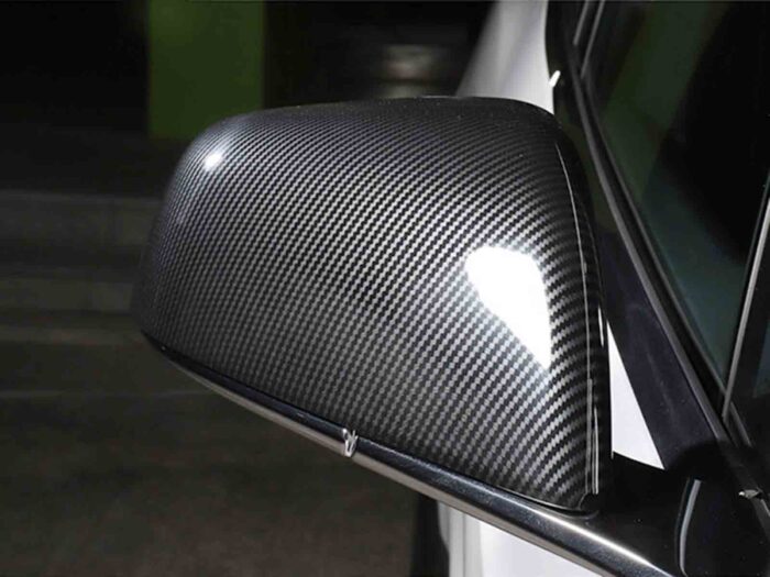 Model S&X_Rear Mirrior Cover Carbon-look (ABS+Coating)