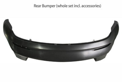 Model 3_Rear Bumper (whole set incl. accessories)