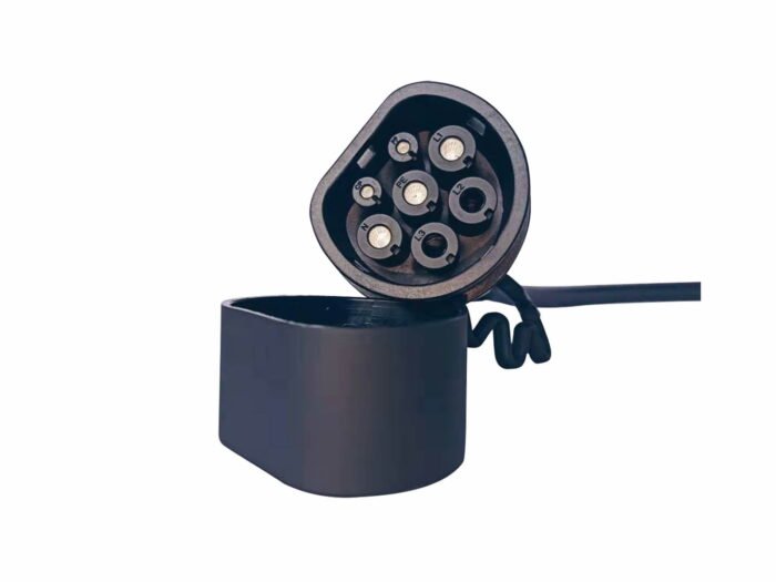 Schuko to Type 2 Portable EV charger_16A_Single phase_Schuko plug to Type 2 male plug to car_5m_Fisher