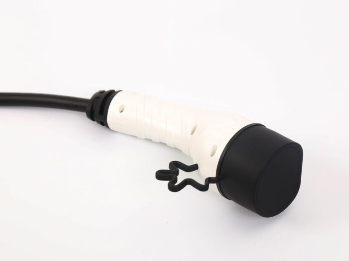 Schuko to Type 2 Portable EV charger_16A_Single phase_Schuko plug to Type 2 male plug to car_5m_Fisher