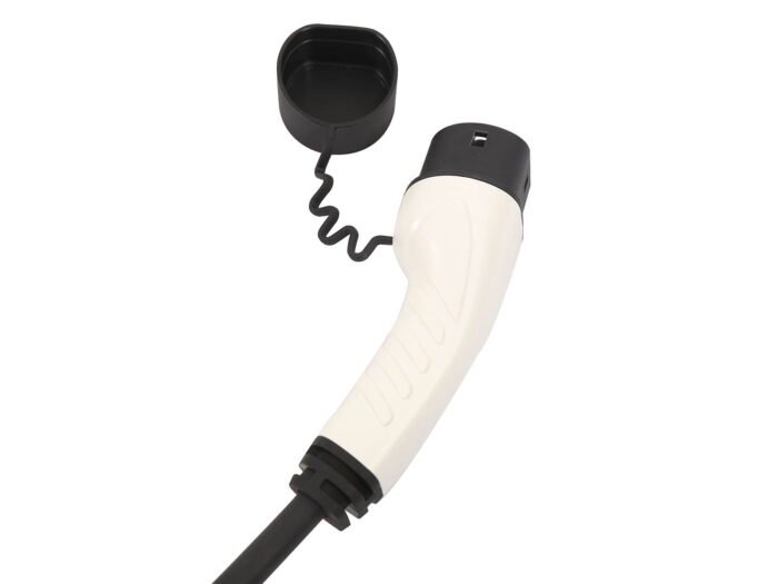 Schuko to Type 2 Portable EV charger_16A_Single phase_Schuko plug to Type 2 male plug to car_5m_Fisher