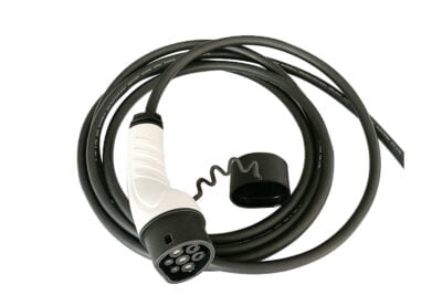 Loose Cable to Type 2 EV charging cable_32A_3 phase_5x6 mm2 + 2x0,5 mm2 loose cable to Type 2 male plug to car_5m_Fisher