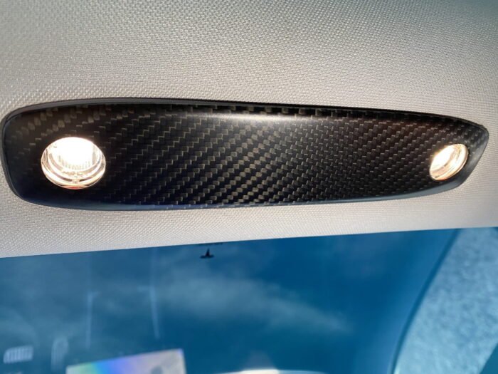 Model 3&Y_Reading Lamp Trim Set (Genuine Carbon Fiber Collection)
