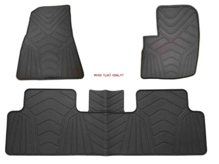Model 3_All-weather Interior Floor Mats (3 pcs, Synthetic Latex Rubber)- RHD