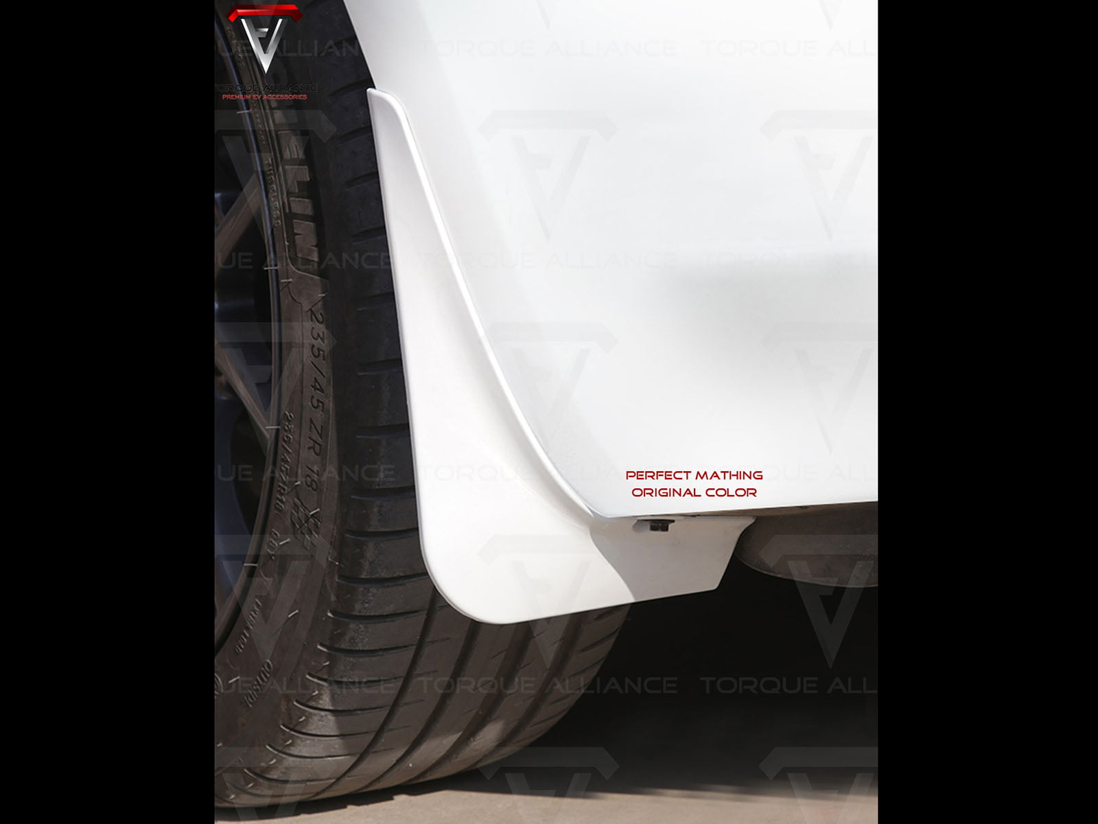 Tesla's offical front mud flaps are worth it!