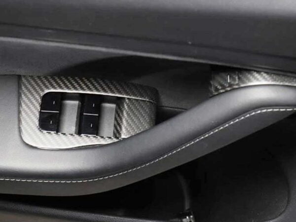 Model 3&Y:Interior Buttons Upgrade Set (Genuine Carbon Fiber Collection)
