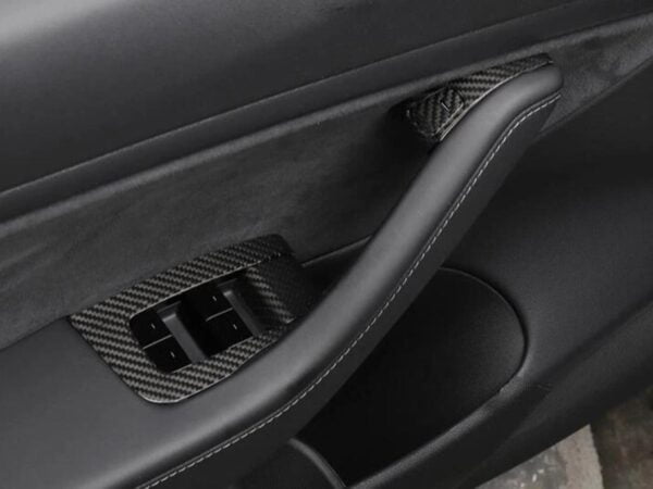 Model 3&Y:Interior Buttons Upgrade Set (Genuine Carbon Fiber Collection)