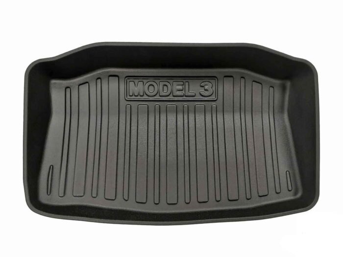 Tesla Model 3: Trunk Lower Compartment Mat (Recyclable Rubber) - Image 2