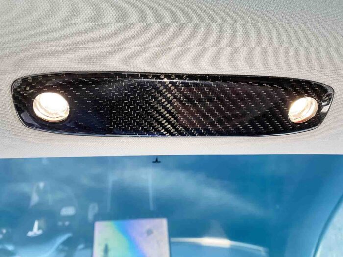 Model 3&Y_Reading Lamp Trim Set (Genuine Carbon Fiber Collection)
