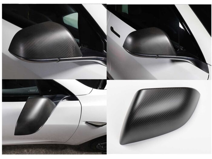 Model 3&Y_Rearview Mirror Covers (Genuine Carbon Fiber Collection)