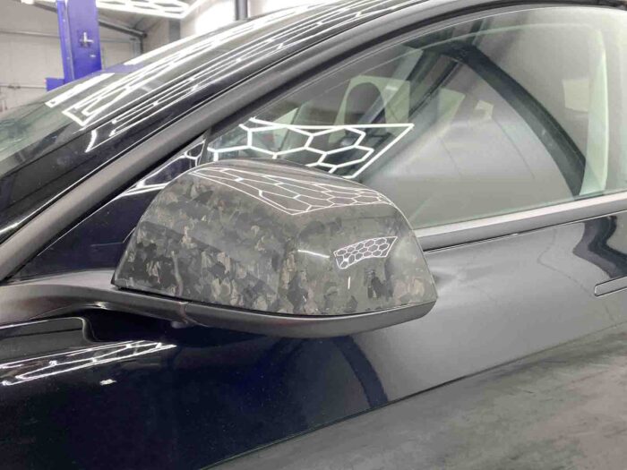 Model 3&Y_Rearview Mirror Covers (Genuine Carbon Fiber Collection)