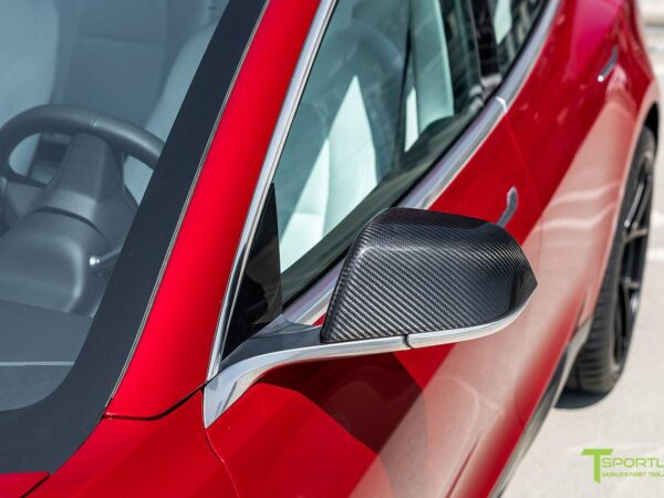 Model 3&Y_Rearview Mirror Covers (Genuine Carbon Fiber Collection)
