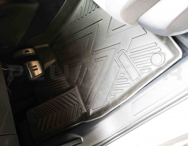 VW ID 3_Premium Rubber 3D All Weather Interior Floor Mats,Left-hand-drive