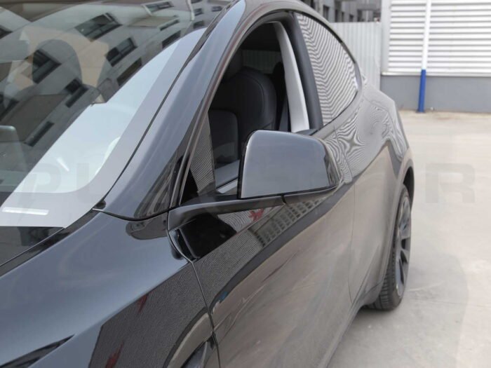 Tesla Model Y_Rear View Mirror Cover Set (ABS + Coating)