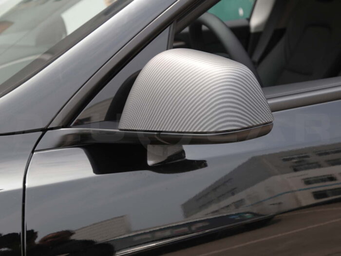 Tesla Model Y_Rear View Mirror Cover Set (ABS + Coating)