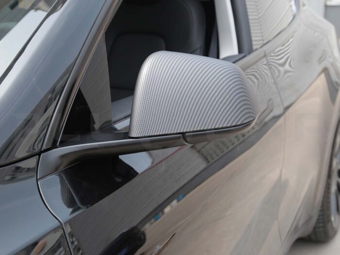Tesla Model Y_Rear View Mirror Cover Set (ABS + Coating)