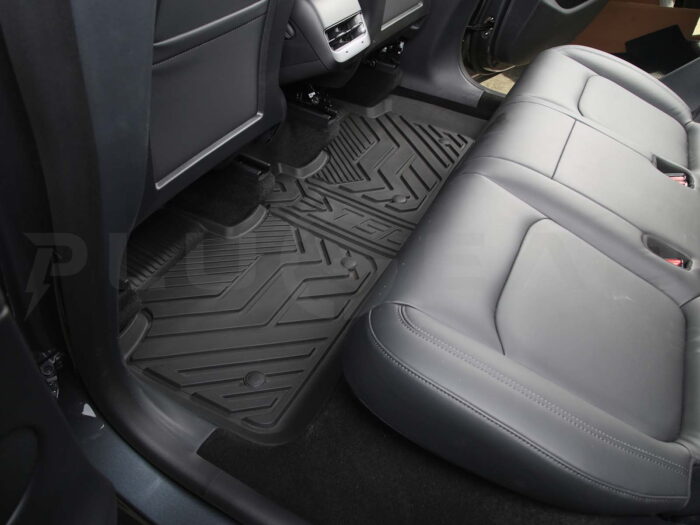 Tesla Model Y_All-weather Interior Floor Mat Set (3 pcs, Premium Recyclable Rubber)