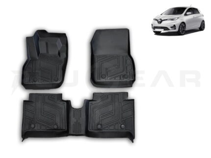 Renault Zoe: All Weather Interior Floor Mats (Premium Recyclable Rubber)