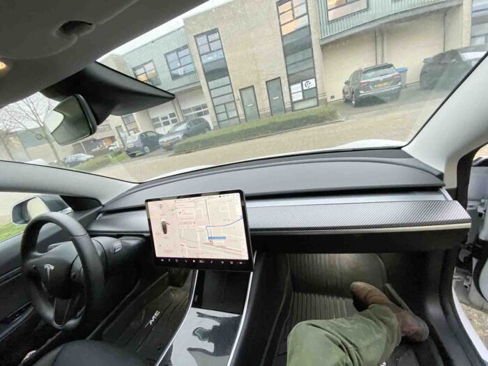 Tesla Model Y_Dashboard Trim Cover