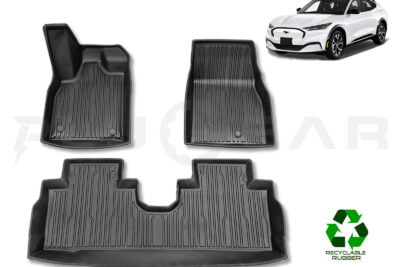 Ford Mustang Mach-e: All-weather Floor Mats, Floor Liners (Premium Recyclable Rubber)