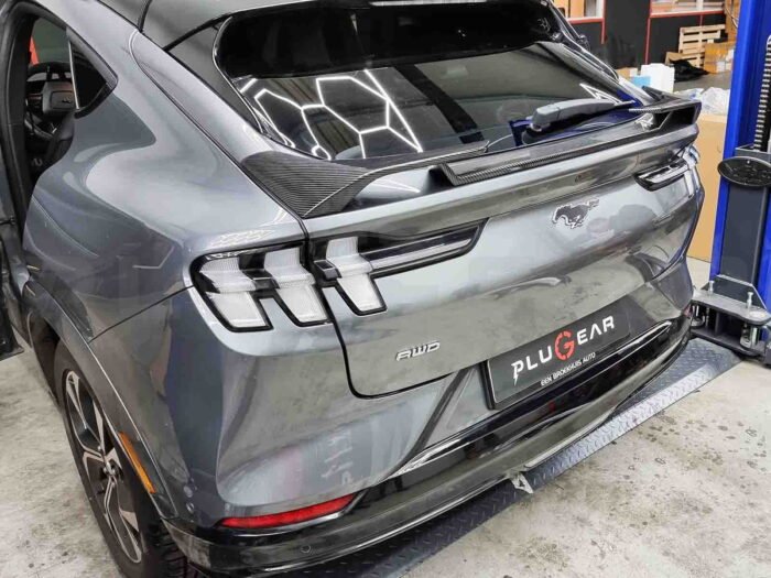 Ford Mustang Mach-e: Tail Spoiler - GT Version (ABS+Coating)