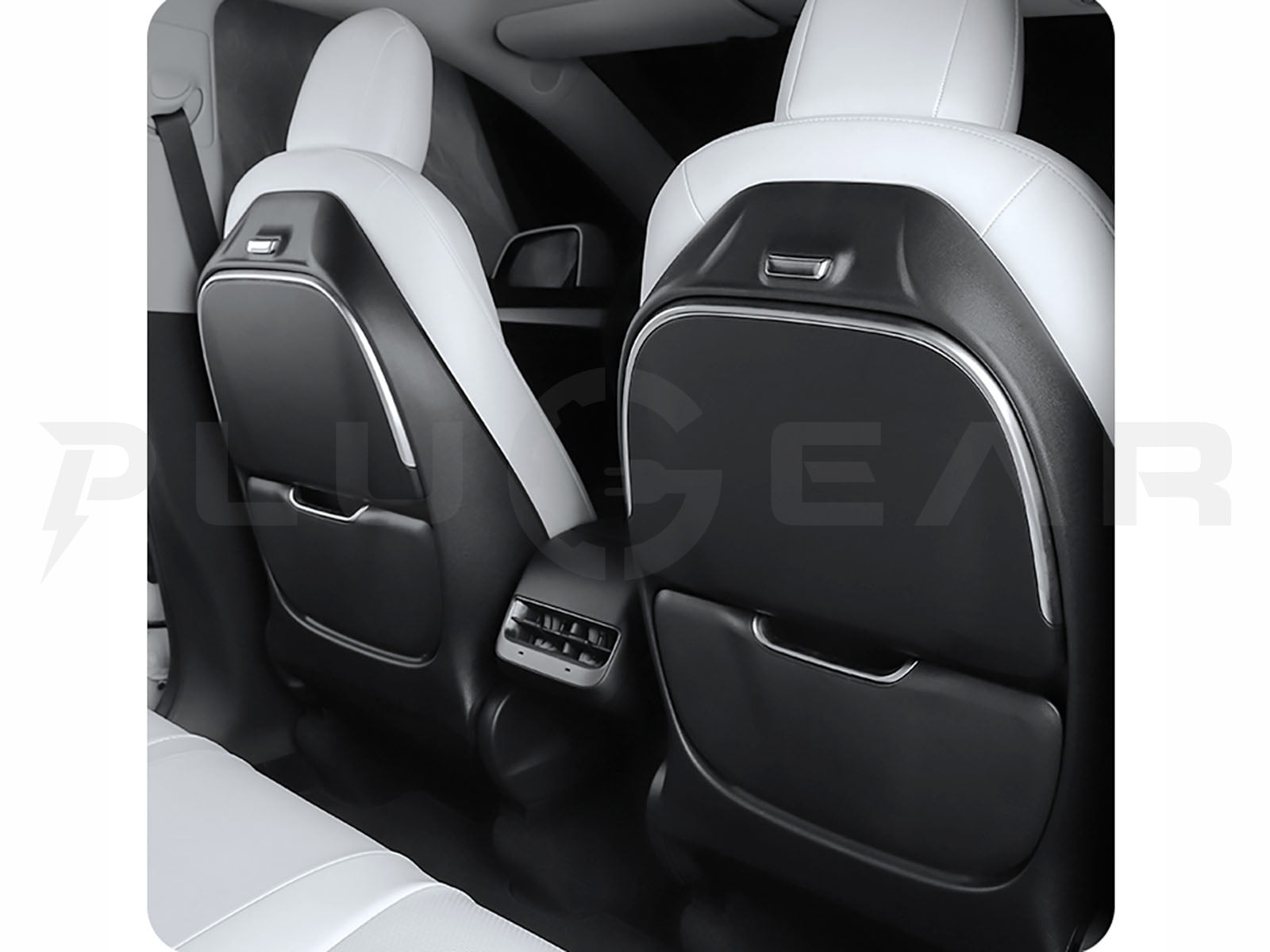 Tesla Model 3&Y: Foldable Seatback Tray, Seatback Table with Wireless Charging