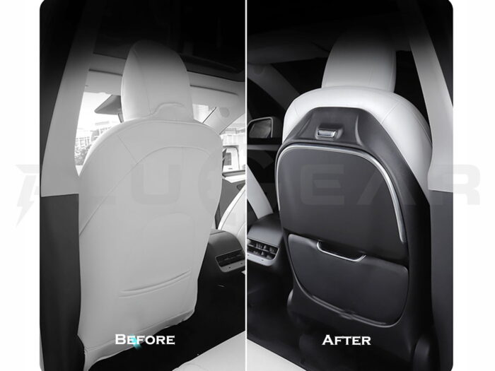 Tesla Model 3&Y: Foldable Seatback Tray, Seatback Table with Wireless Charging