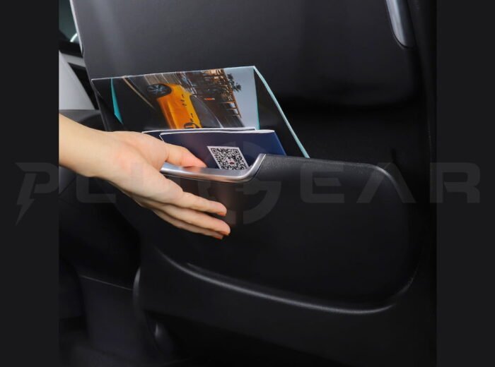 Tesla Model 3&Y: Foldable Seatback Tray, Seatback Table with Wireless Charging