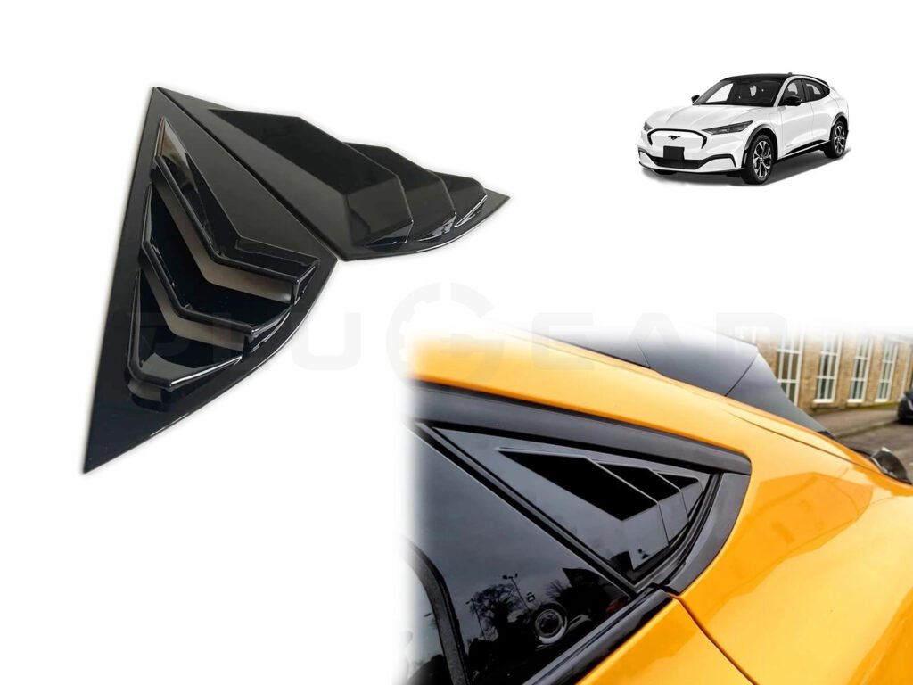 Ford Mustang Mach-e: Rear Side Window Louver Cover - featured product image