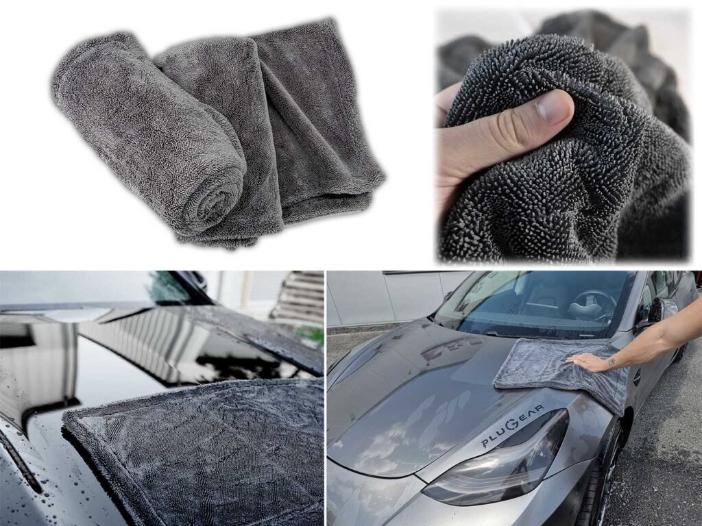 Universal: Professional 1200 GSM Super Thick Twisted Loop Car Detailing/Drying Towel - featured product image