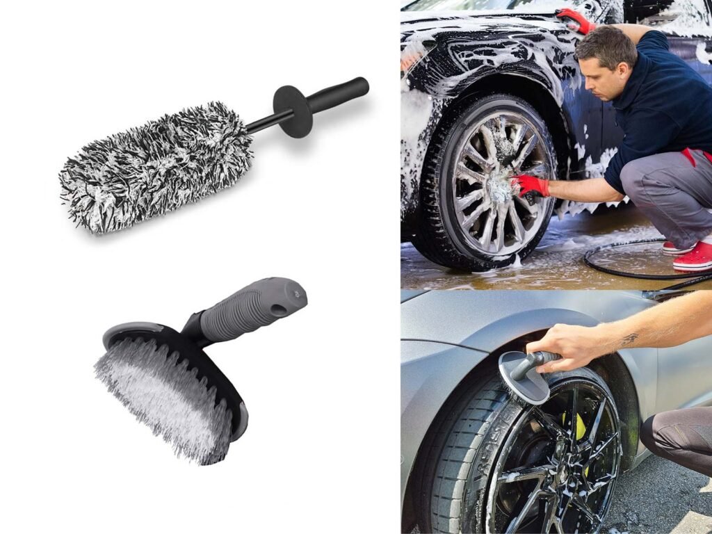 Universal: Car Wheel/Rim Cleaning Brush Set - featured product image