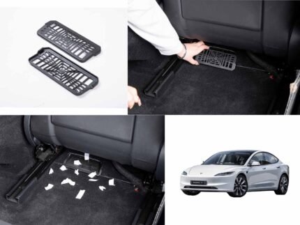 Tesla Model 3 (2024 Highland): Under-seat Air Outlet Grille, Air Vent Protector (set of 2)