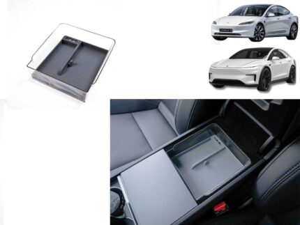 Tesla Model 3 (2024 Highland) / Tesla model Y 2025 Juniper: Armrest Organizer, Rear Center Console Storage Tray