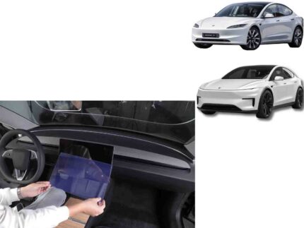 Tesla Model 3 (2024 Highland)/Tesla Model Y 2025_Juniper: Screen Protector Set (9H Tempered Glass, F+R 2 pcs)