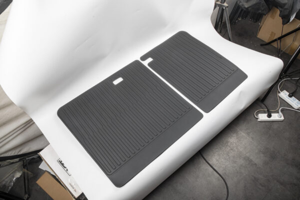 mh364_Tesla Model 3 (2024 Highland)_Trunk Seat Back Protection Mats, Guard Boot Liner (Premium Recyclable Rubber, 2 pcs)6