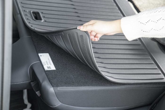 mh364_Tesla Model 3 (2024 Highland)_Trunk Seat Back Protection Mats, Guard Boot Liner (Premium Recyclable Rubber, 2 pcs)6
