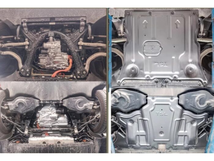 Tesla Model 3 (2024 Highland): Undercarriage Shield, Underbody Guard Plate (Mg-Al Alloy) - Image 3