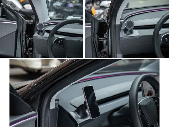 MH384_Tesla Model 3 2024 Highland Dashboard Mobile Phone Holder