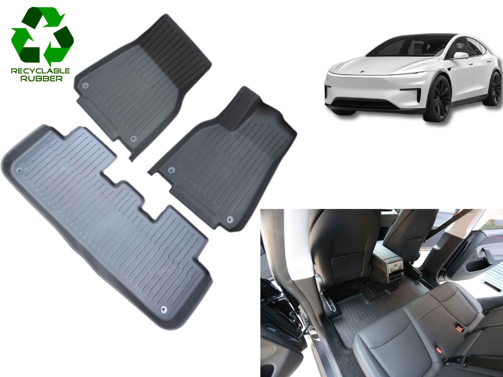 TJ376_Tesla Model Y 2025 Juniper_All Weather Interior Floor Mats (Left-hand-drive, Premium Recyclable Rubber TJ376_Tesla-Model-Y-2025-Juniper_All-Weather-Interior-Floor-Mats-Left-hand-drive-Premium-Recyclable-Rubber
